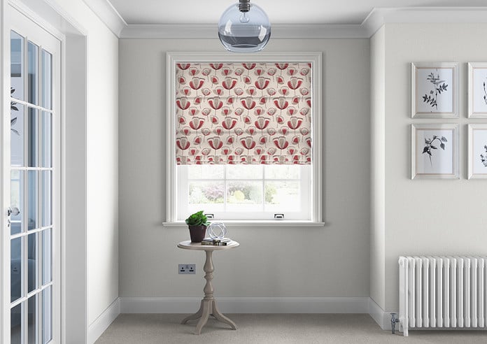 Helix, Red - Twist&Fit Roman Blind - Image 5